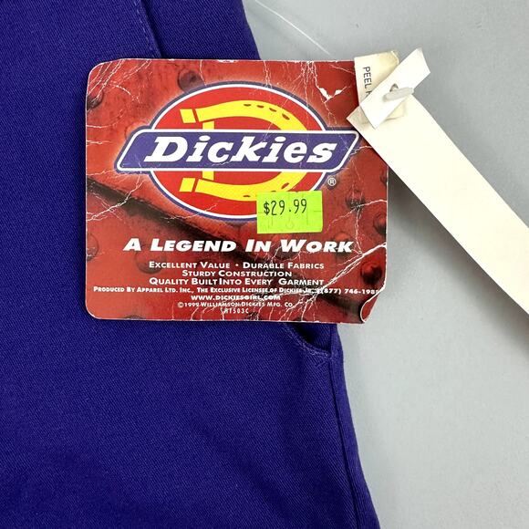 Deadstock 90s Dickies Girl Purple Vintage Shorts Juniors Size 13 - Picture 6 of 10